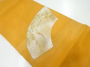 絽紗地紙に草花模様織出し名古屋帯